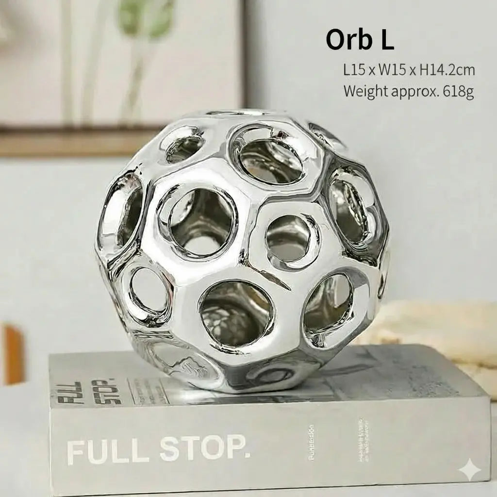 Lattice Sculptures | Moore Orb & Vessel Set