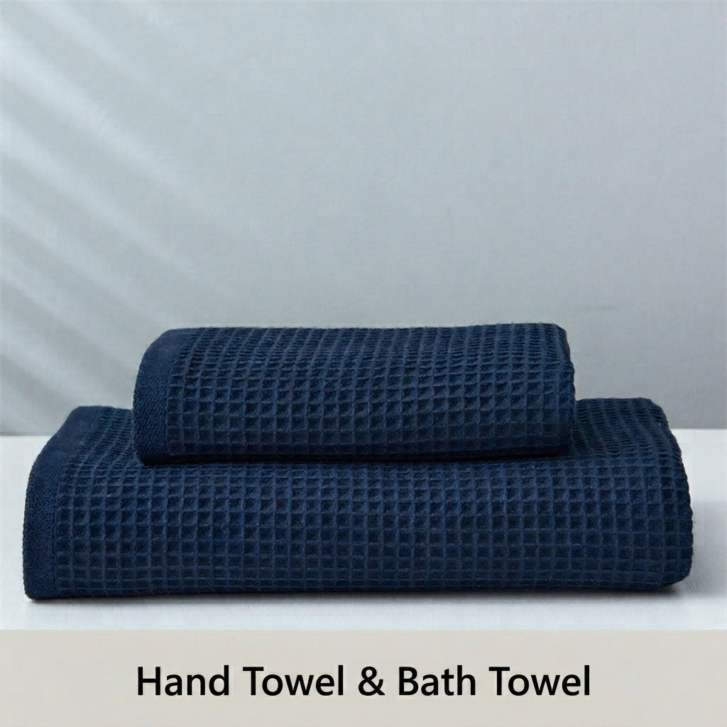 Waffle Weave Bath Towels – Subako Luxury Cotton
