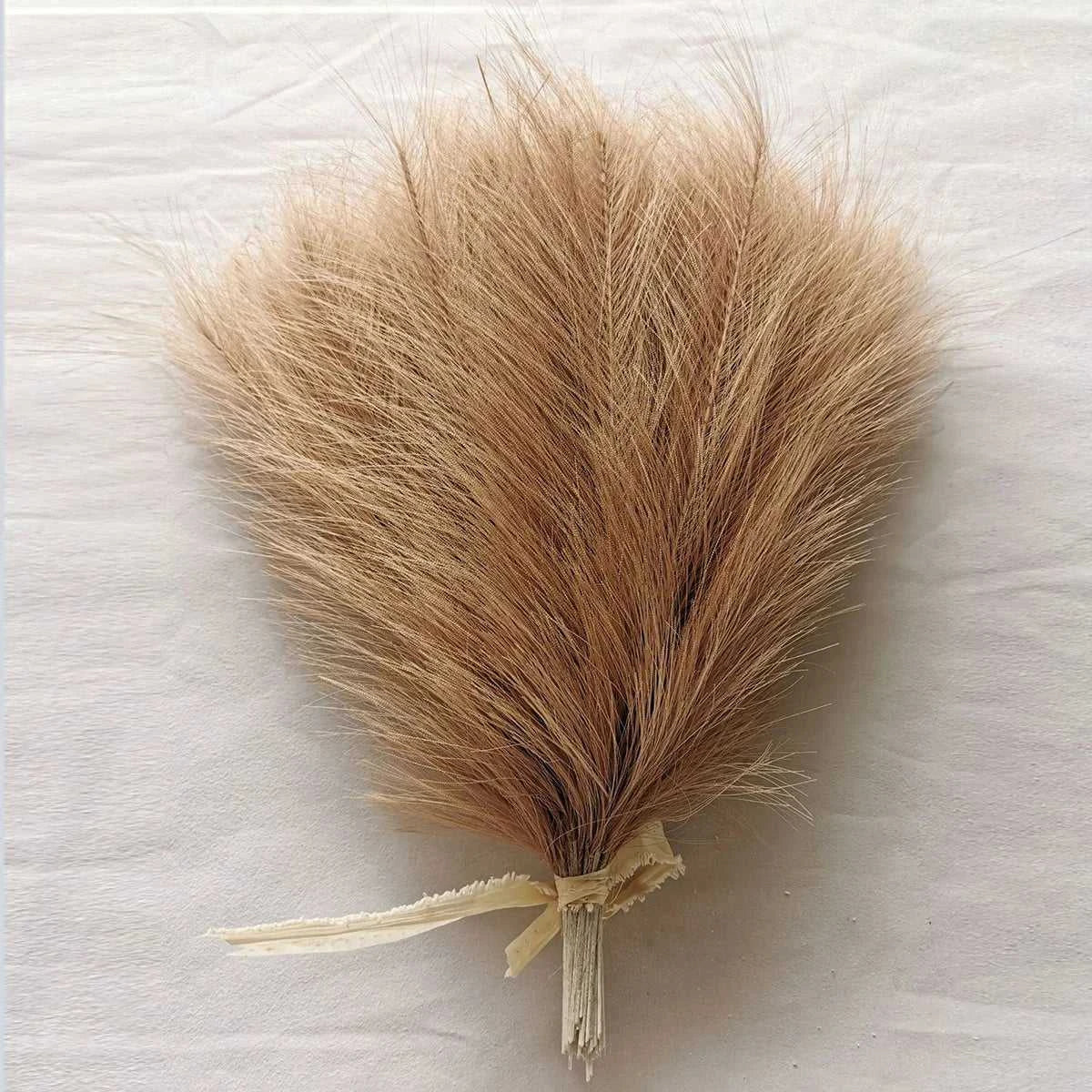 Mimosa Artificial Pampas Grass 42cm - 10pcs Boho Decor 14:202884863#color 1 Artificial Plants