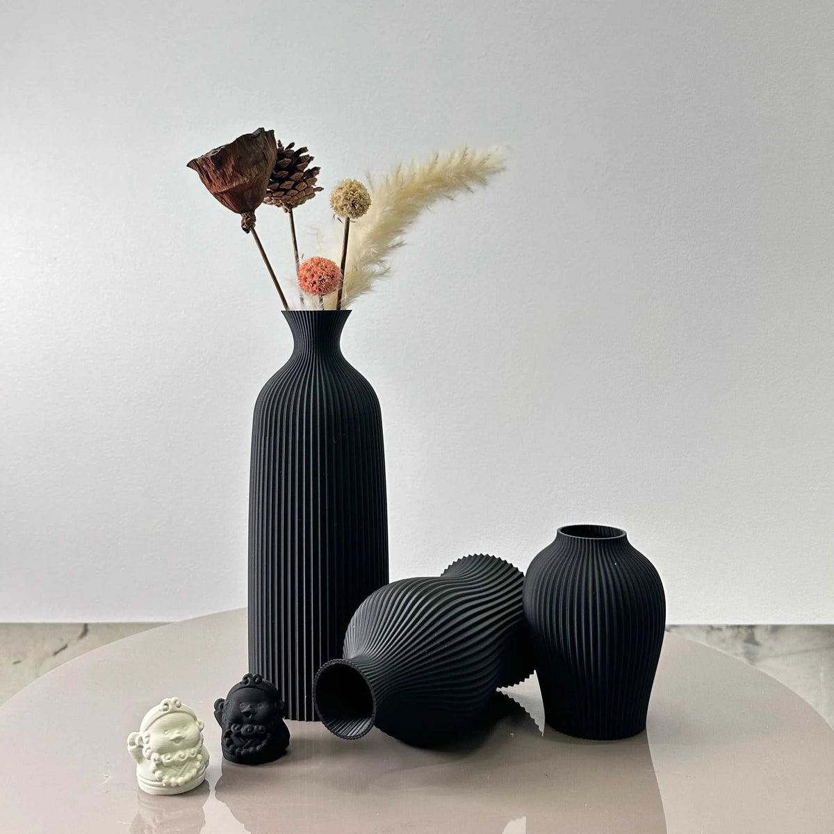 Dry Flower Vase Set - Anchor Artistic Decorative Vases Set – Essina