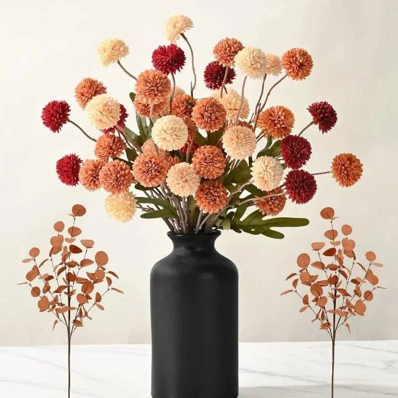 Atelier Artificial Chrysanthemum Flowers 50cm - Home & Dining Decor 14:496#Orange;5:100014066#50cm Artificial Flowers
