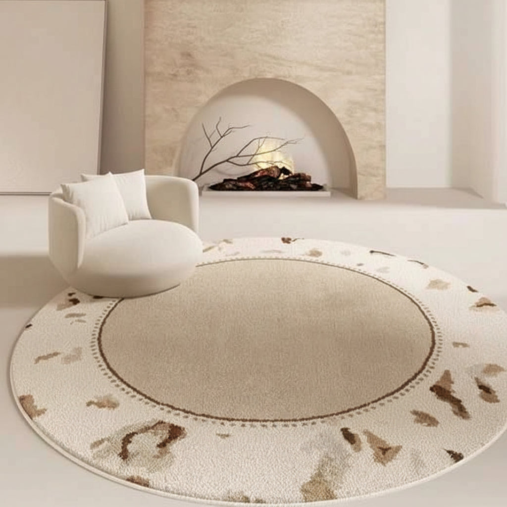 Cream Style Bedroom Decor Carpet Large Area Round Carpets for Living Room Home Thicken Washable Floor Mat Fluffy Soft Lounge Rug 14:173#H;5:200844318#300x300cm Rugs carpets & mats