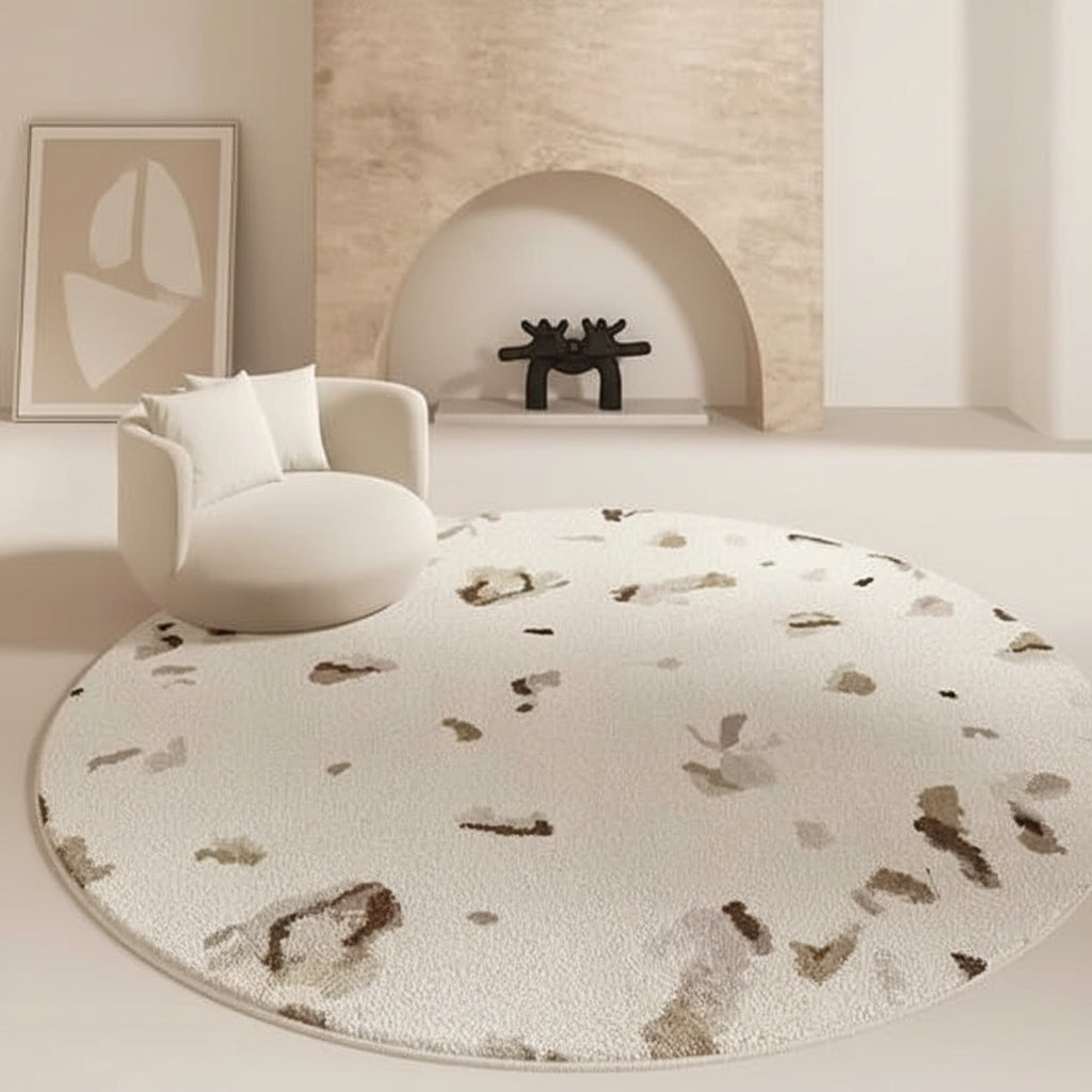 Cream Style Bedroom Decor Carpet Large Area Round Carpets for Living Room Home Thicken Washable Floor Mat Fluffy Soft Lounge Rug 14:173#H;5:200844318#300x300cm Rugs carpets & mats