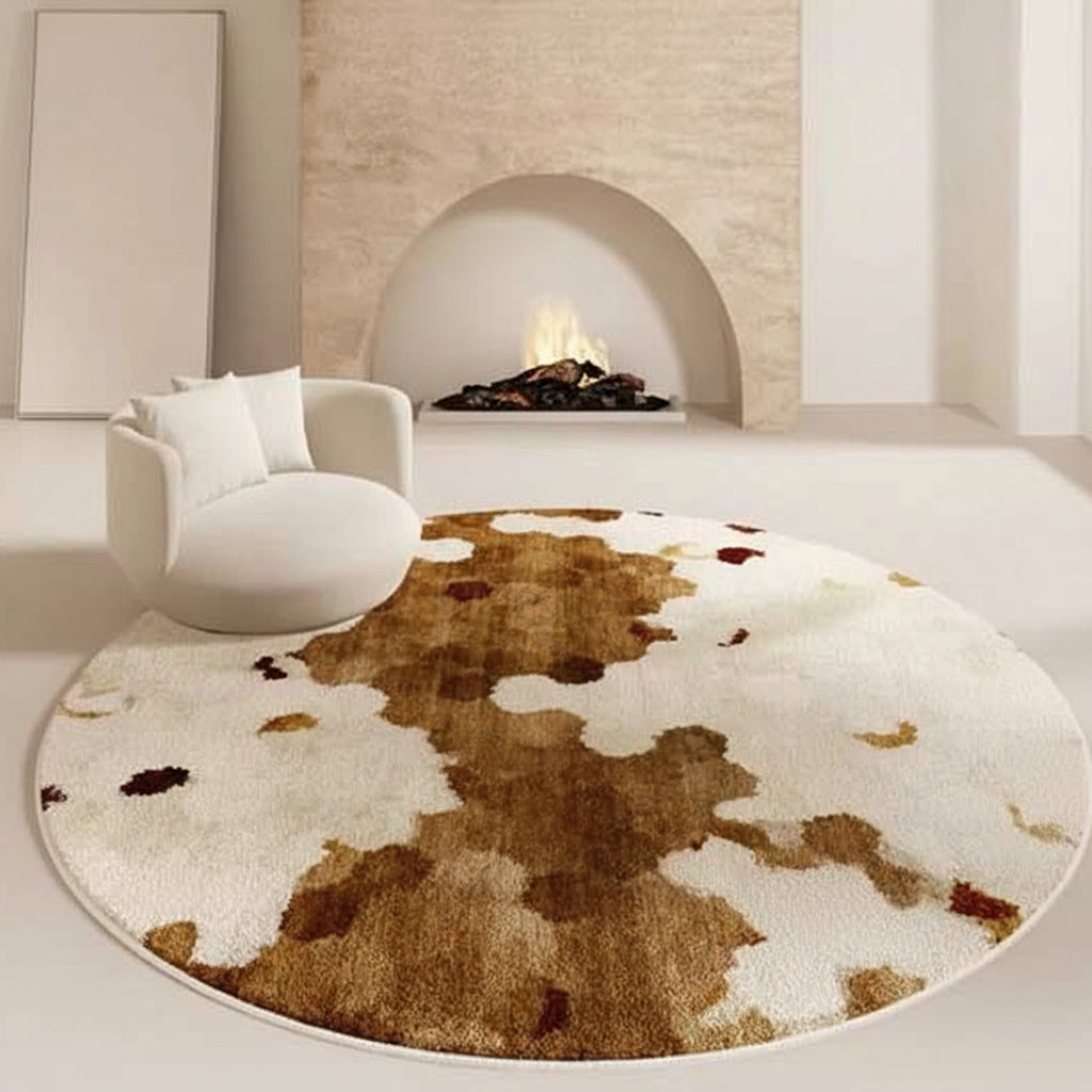 Cream Style Bedroom Decor Carpet Large Area Round Carpets for Living Room Home Thicken Washable Floor Mat Fluffy Soft Lounge Rug 14:173#H;5:200844318#300x300cm Rugs carpets & mats