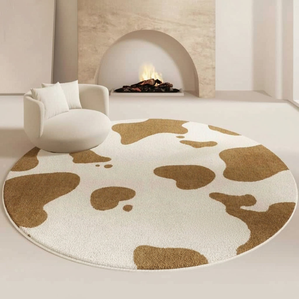 Cream Style Bedroom Decor Carpet Large Area Round Carpets for Living Room Home Thicken Washable Floor Mat Fluffy Soft Lounge Rug 14:173#H;5:200844318#300x300cm Rugs carpets & mats