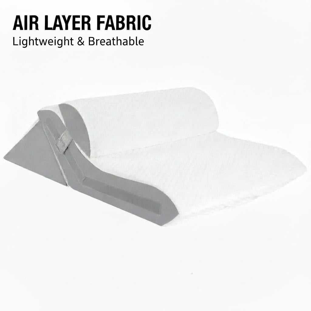 Wedge Pillow for Acid Reflux & GERD – Cale Adjustable Set (Copy) 14:193#Grey and White luxury bedding