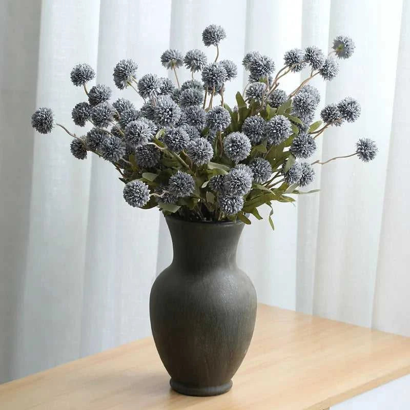 Caprin Artificial Dandelion 52cm 5 Heads White Pink - Wedding & Home Decor 14:202884863#Dark Pink Artificial Flowers