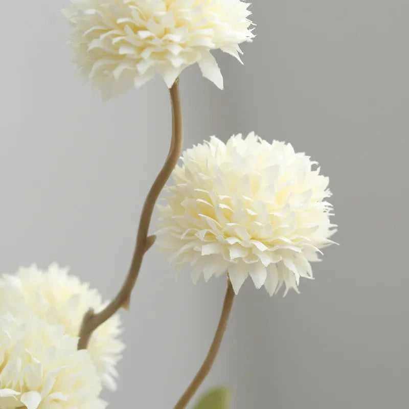 Caprin Artificial Dandelion 52cm 5 Heads White Pink - Wedding & Home Decor 14:202884863#Dark Pink Artificial Flowers