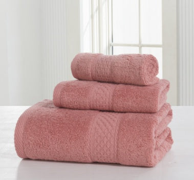 Claro Cotton Bath Towel Set in Dusty Rose – Soft & Skin-Friendly
