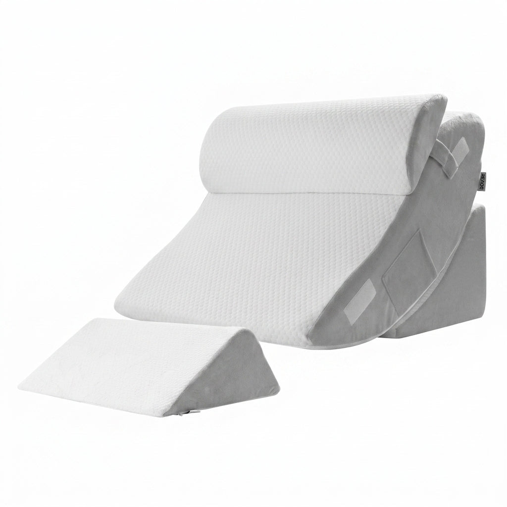 Comodo Bed Wedge Pillow for Sitting Up in Bed and Reading Support