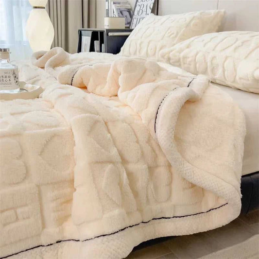 Cosmos Premium Taffeta Velvet Blanket - Double-Sided Plush Throw 14:193#1;5:595#70x100cm Blankets & Throws
