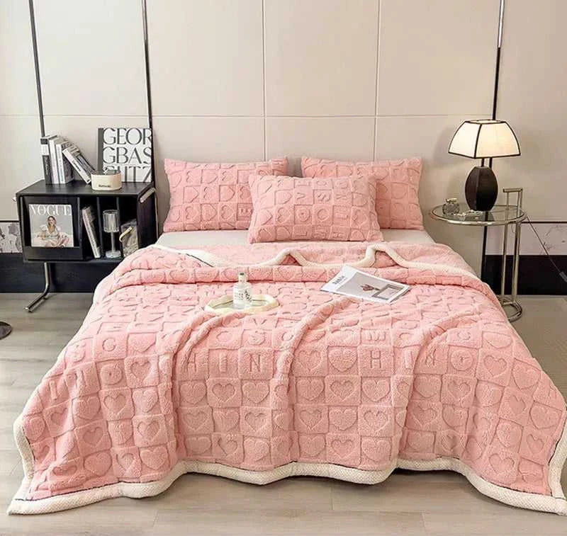 Cosmos Premium Taffeta Velvet Blanket - Double-Sided Plush Throw 14:193#1;5:595#70x100cm Blankets & Throws