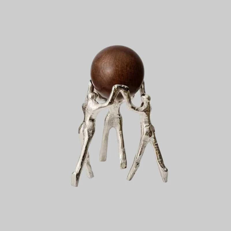 Pillary Earth Guardian Resin Sculpture | Desktop Character Figurine Ornament 14:200006151#ornament
