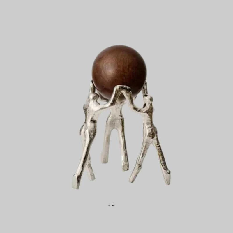 Pillary Earth Guardian Resin Sculpture | Desktop Character Figurine Ornament 14:200006151#ornament