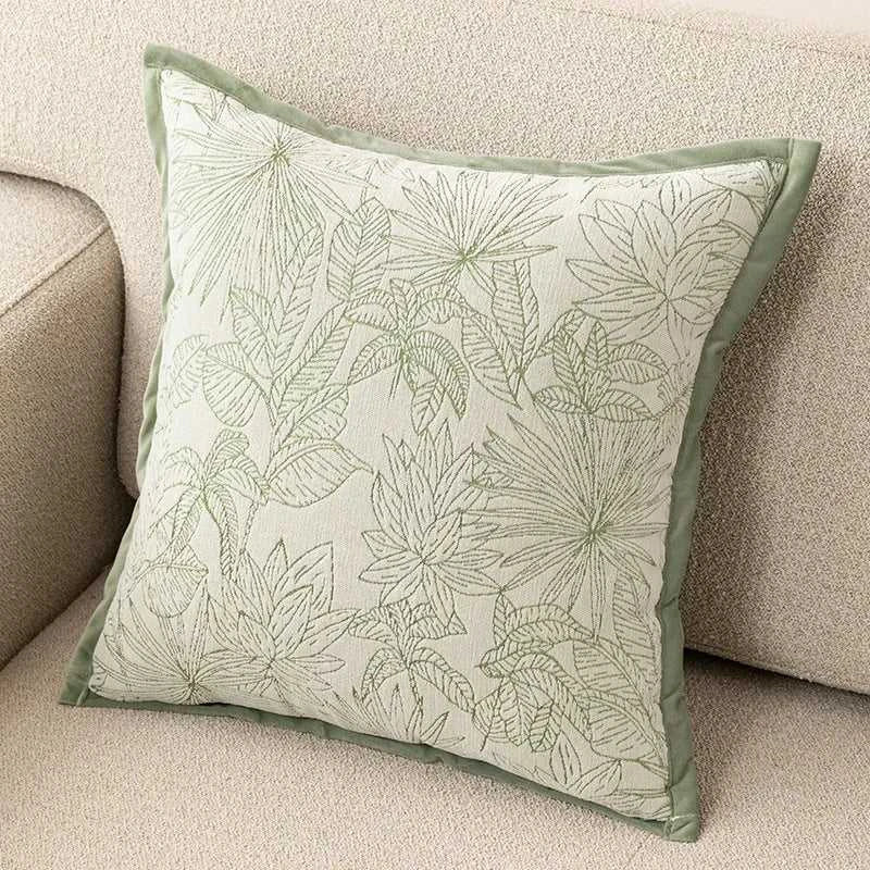 Eleganza Luxury Chenille Throw Pillow Covers - Jacquard Cushion Cases 14:193#Style 01;5:201298988#40X40cm Cushion Covers