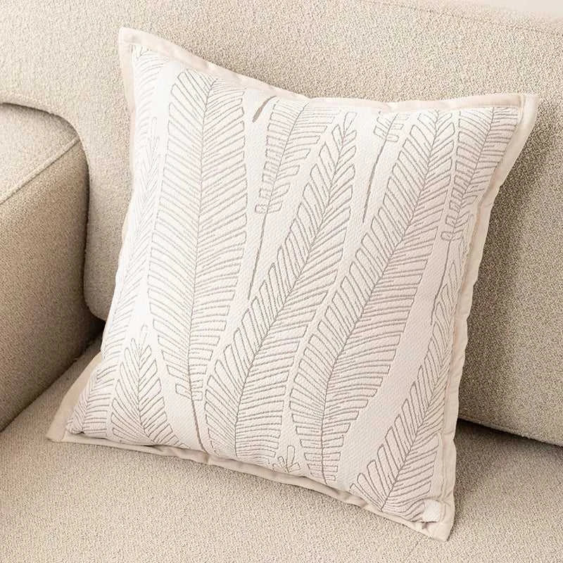 Eleganza Luxury Chenille Throw Pillow Covers - Jacquard Cushion Cases 14:193#Style 01;5:201298988#40X40cm Cushion Covers