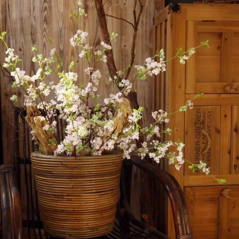 Fairy Artificial Snow Willow 100cm - Wedding & Home Decor 14:771#White Artificial Flowers