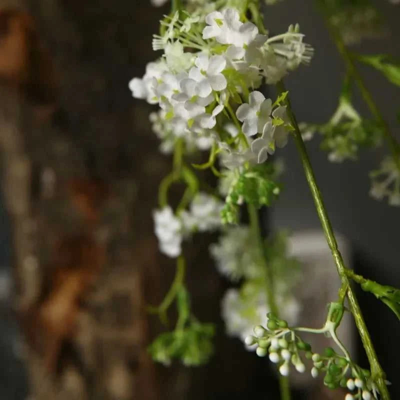 Fairy Artificial Snow Willow 100cm - Wedding & Home Decor 14:771#White Artificial Flowers