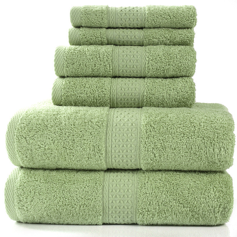 Famy luxury bath towel set in Sage Green