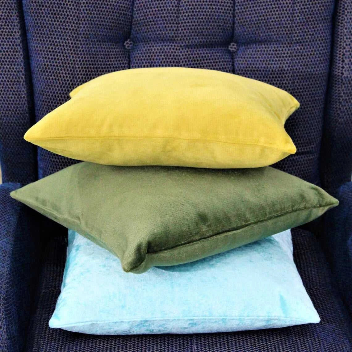 Gardenia Velvet Cushion Cover - Solid Color Throw Pillow Case 14:201450919#1;5:201298983#30x50cm Cushion Covers