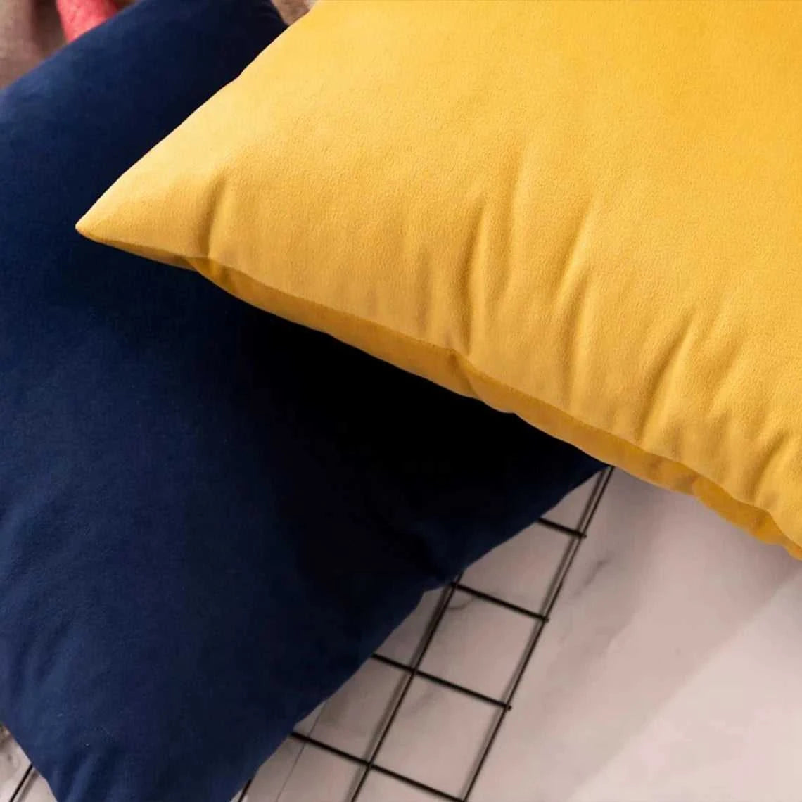 Gardenia Velvet Cushion Cover - Solid Color Throw Pillow Case 14:201450919#1;5:201298983#30x50cm Cushion Covers