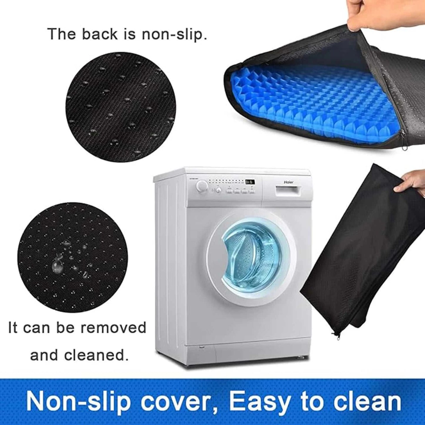 New honeycomb seat cushion, highly elastic, non-collapsible, breathable and cool, suitable for automobiles, offices outdoor use 14:173 comfort essentials