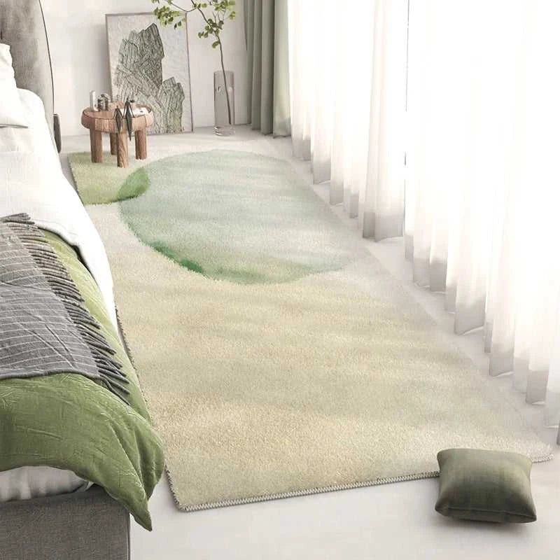 Lado Long Bedside Rug - Fluffy Plush Non-Slip Bedroom Carpet 14:29#1;5:200844313#40x120cm Carpets