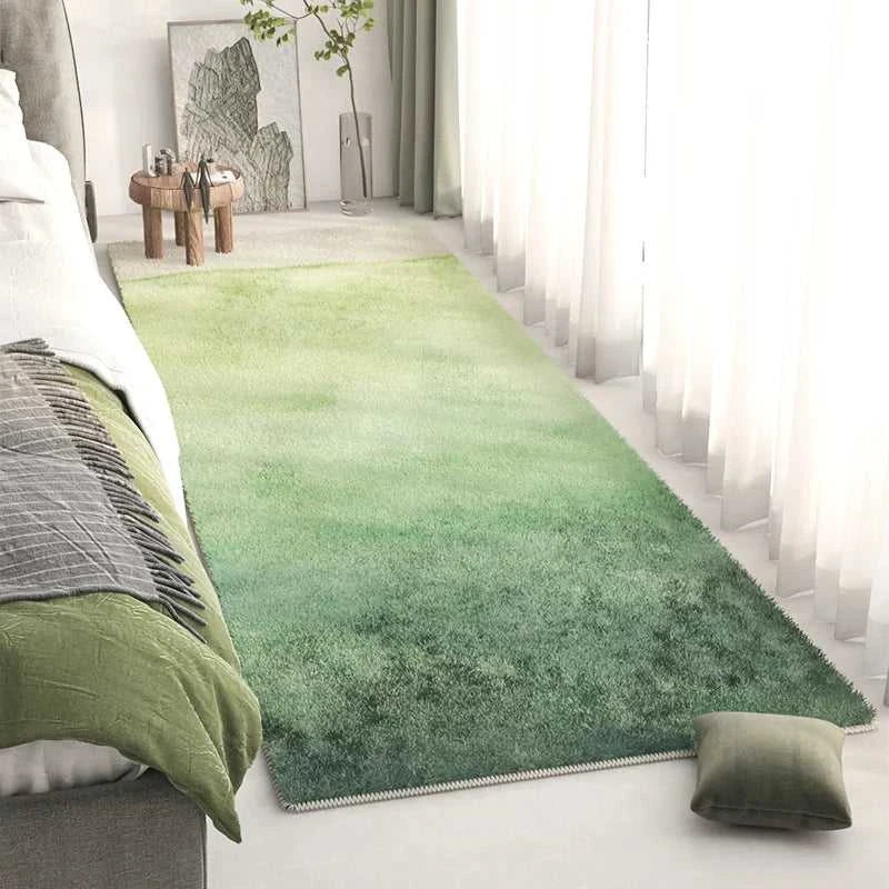 Lado Long Bedside Rug - Fluffy Plush Non-Slip Bedroom Carpet 14:29#1;5:200844313#40x120cm Carpets