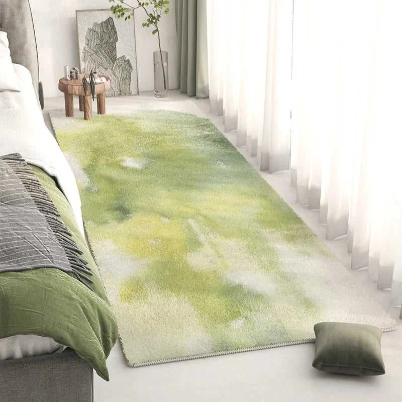 Lado Long Bedside Rug - Fluffy Plush Non-Slip Bedroom Carpet 14:29#1;5:200844313#40x120cm Carpets