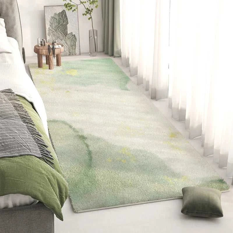 Lado Long Bedside Rug - Fluffy Plush Non-Slip Bedroom Carpet 14:29#1;5:200844313#40x120cm Carpets