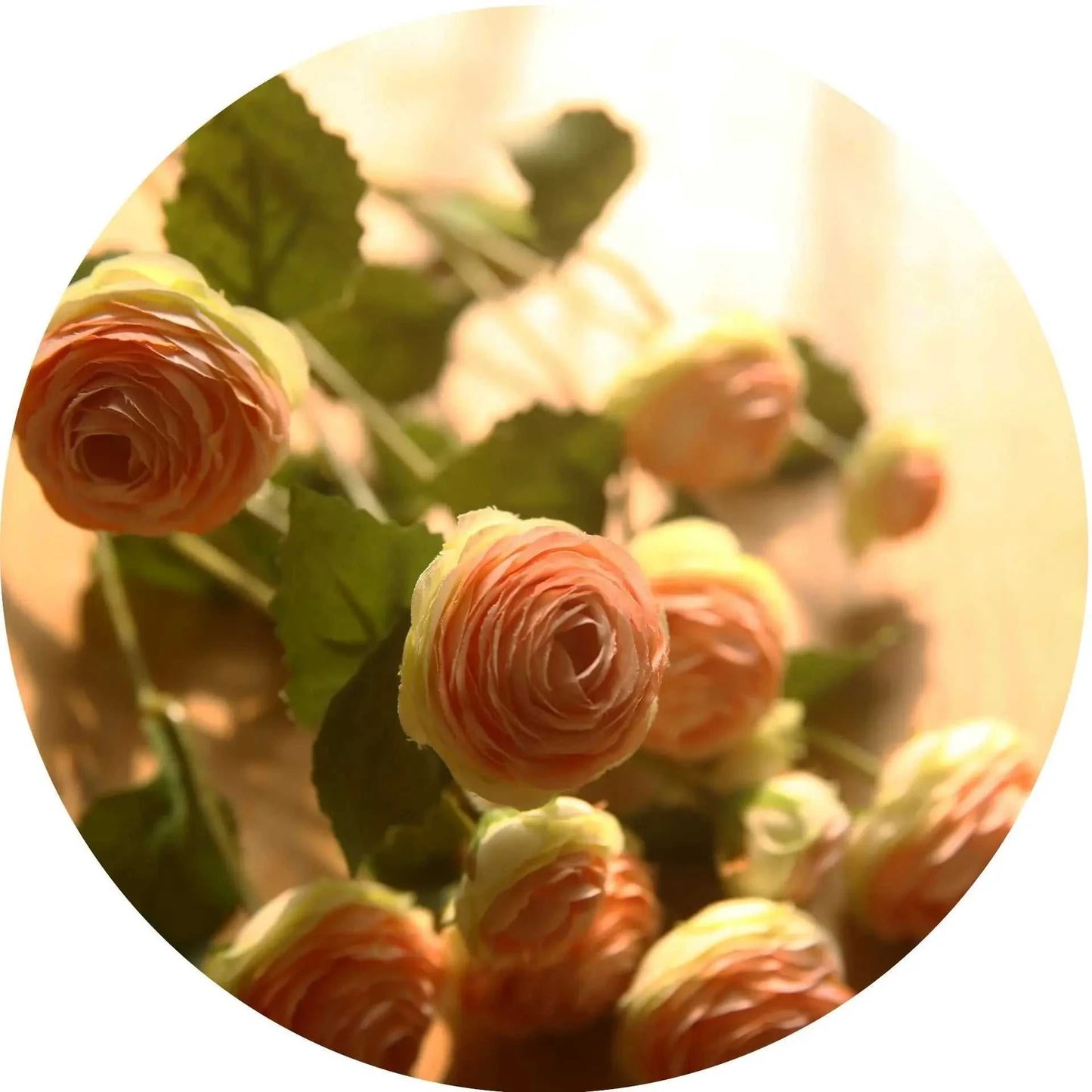 Emma Artificial Lotus Flowers - 3 Head Silk Arrangement for Weddings & Home 14:350852 Artificial Flowers