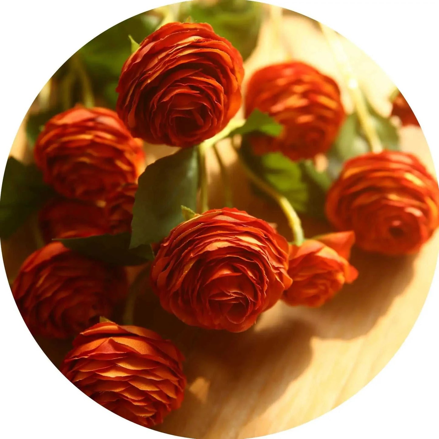 Emma Artificial Lotus Flowers - 3 Head Silk Arrangement for Weddings & Home 14:350852 Artificial Flowers
