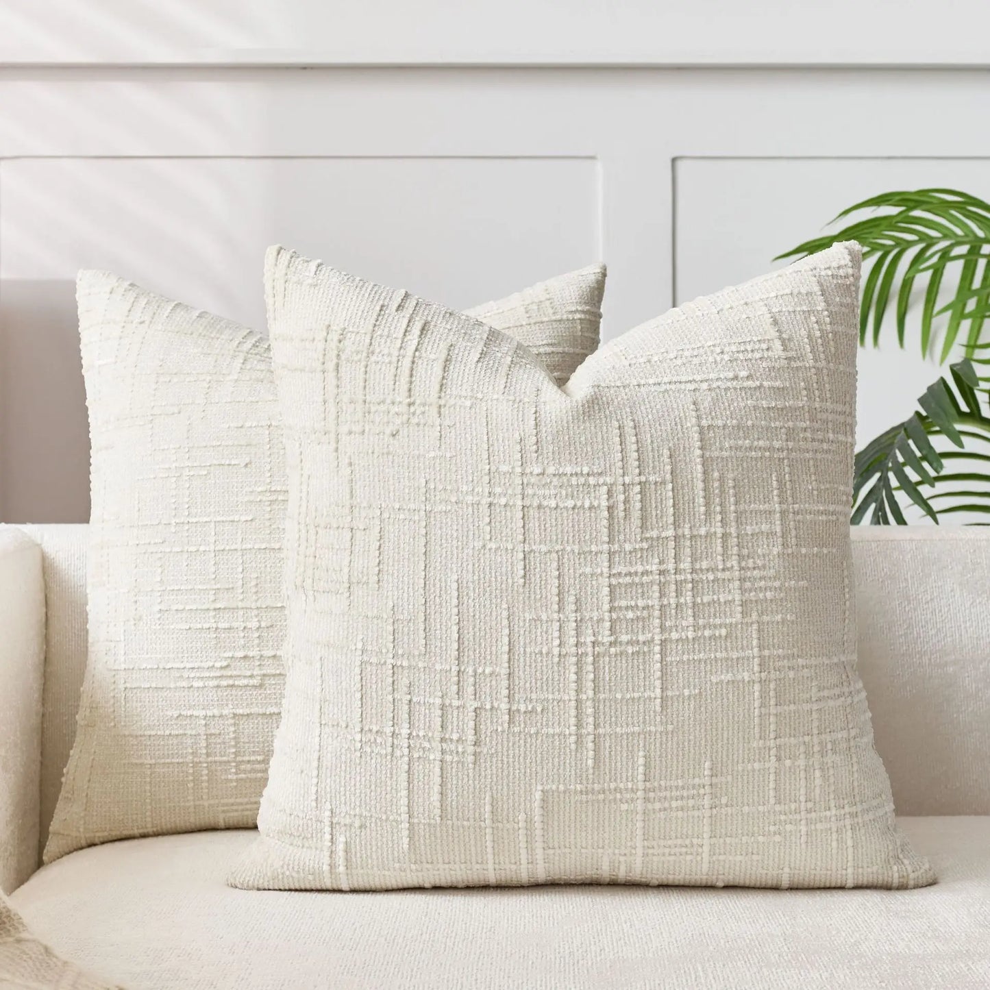 Malin Chenille Bamboo Texture Throw Pillow Cover - Solid Color Decorative Cushion 14:350853#brown red;5:202949817#30x50cm Cushion Covers
