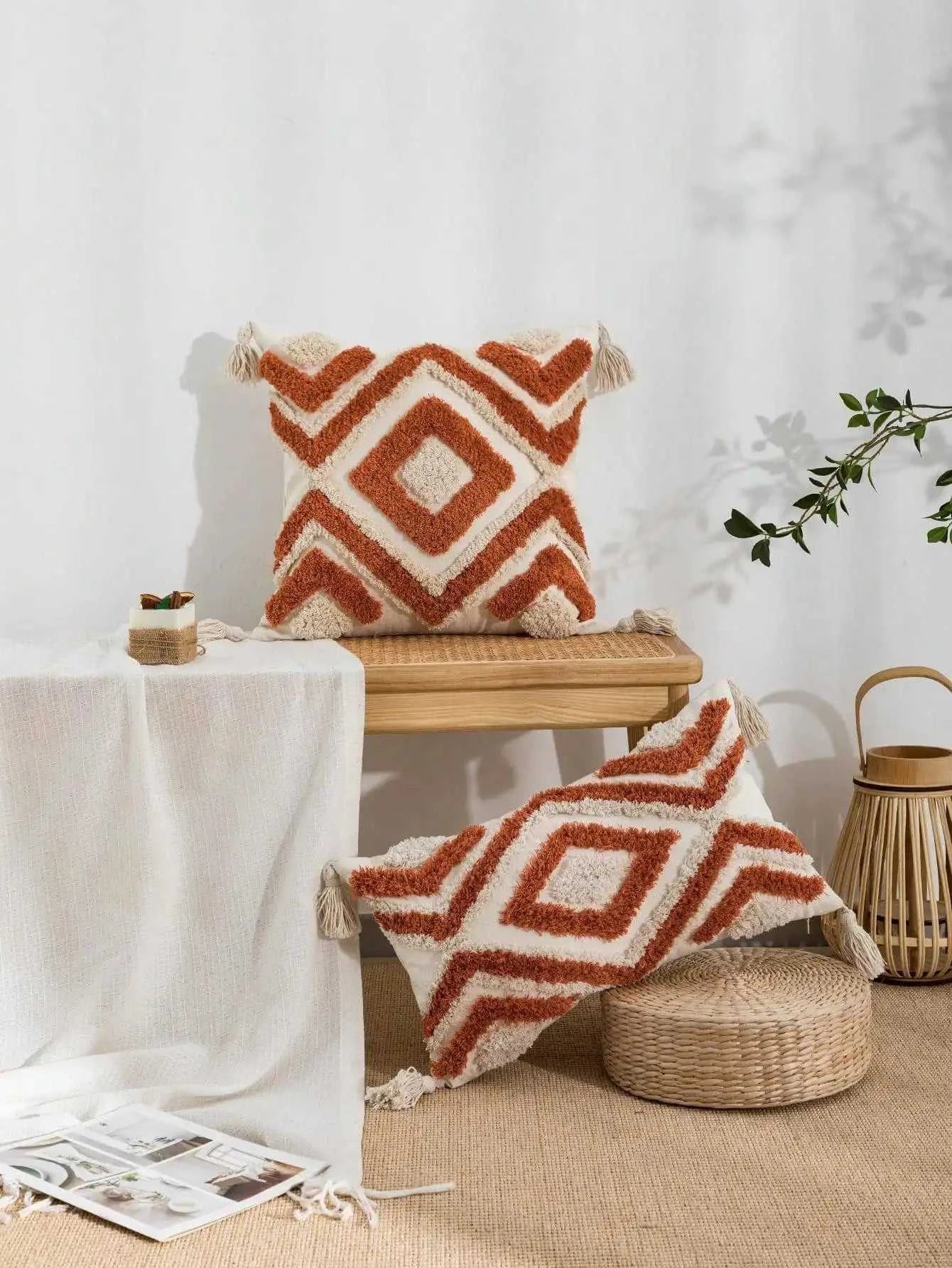 Maya Nordic Moroccan Tufted Pillow Covers 14:366;5:201298988#30x50cm Cushion Covers