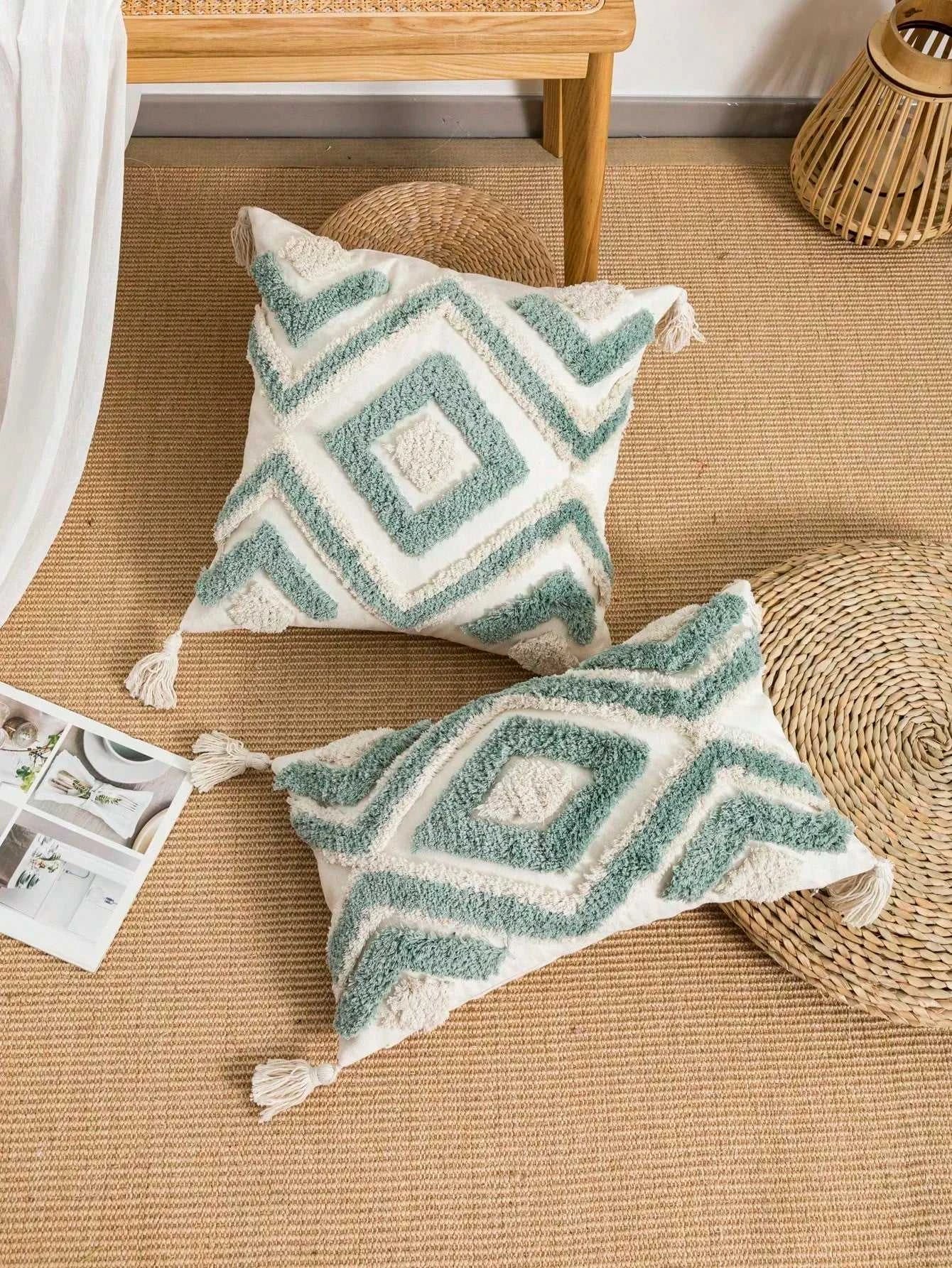 Maya Nordic Moroccan Tufted Pillow Covers 14:366;5:201298988#30x50cm Cushion Covers