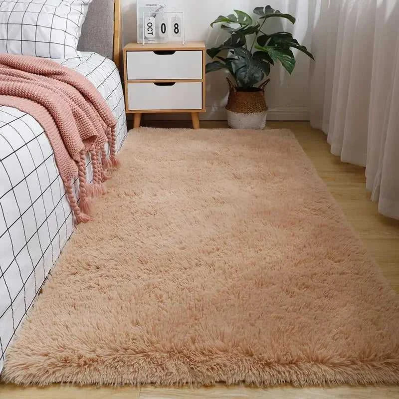 Miko Fluffy Faux Sheepskin Rug - Soft Faux Fur Floor Mat 14:29#A-1;5:202813808#40X60cm 15.7X23.6in Rugs