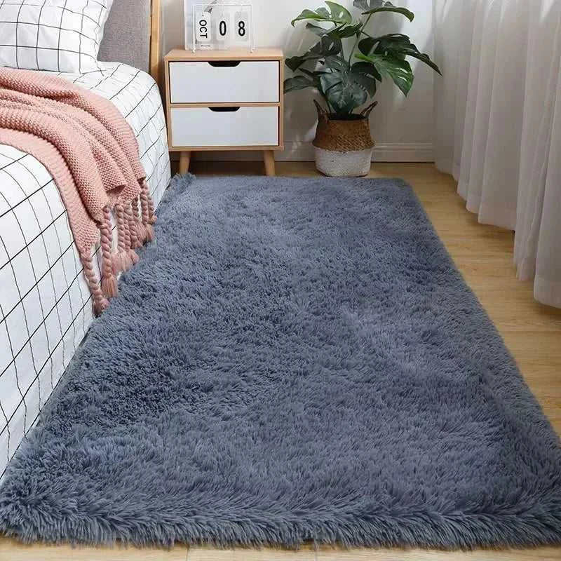 Miko Fluffy Faux Sheepskin Rug - Soft Faux Fur Floor Mat 14:29#A-1;5:202813808#40X60cm 15.7X23.6in Rugs