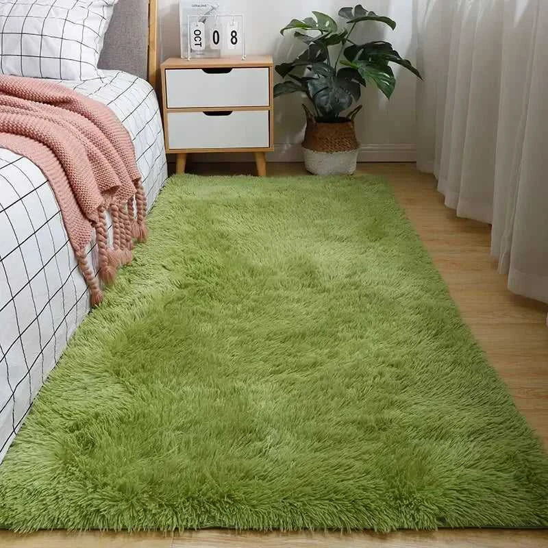 Miko Fluffy Faux Sheepskin Rug - Soft Faux Fur Floor Mat 14:29#A-1;5:202813808#40X60cm 15.7X23.6in Rugs