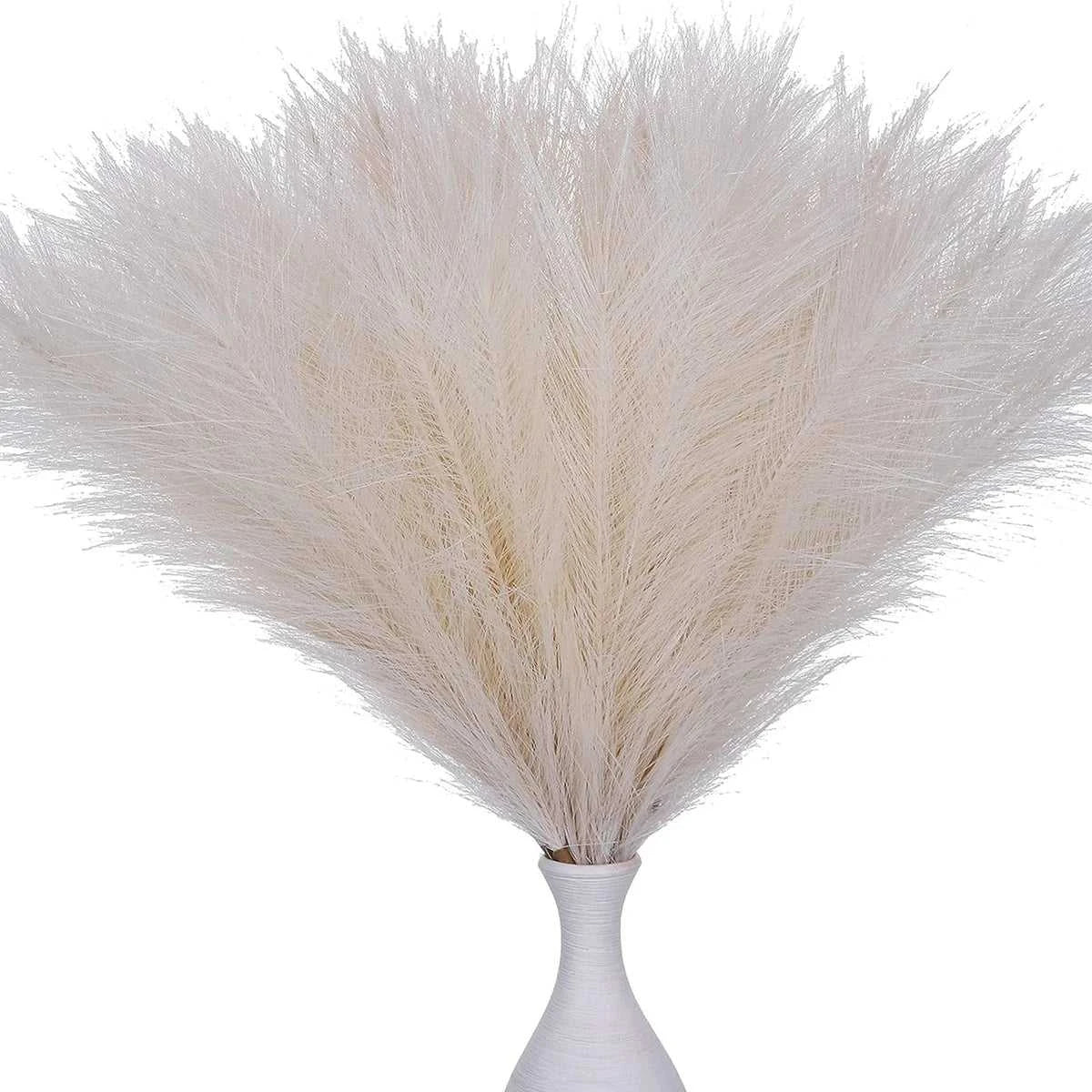Mimosa Artificial Pampas Grass 42cm - 10pcs Boho Decor 14:202884863#color 1 Artificial Plants