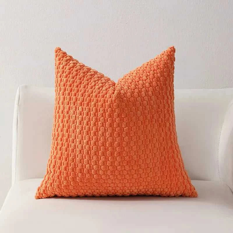 Mixi Fluffy Corduroy 3D Bubble Pillow Cover - Plush Solid Cushion 14:200006152#dark green;5:202624808#30x50cm Cushion Covers