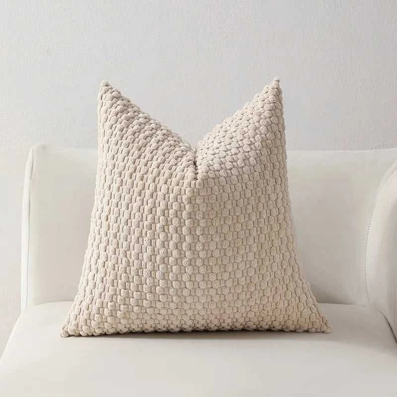 Mixi Fluffy Corduroy 3D Bubble Pillow Cover - Plush Solid Cushion 14:200006152#dark green;5:202624808#30x50cm Cushion Covers