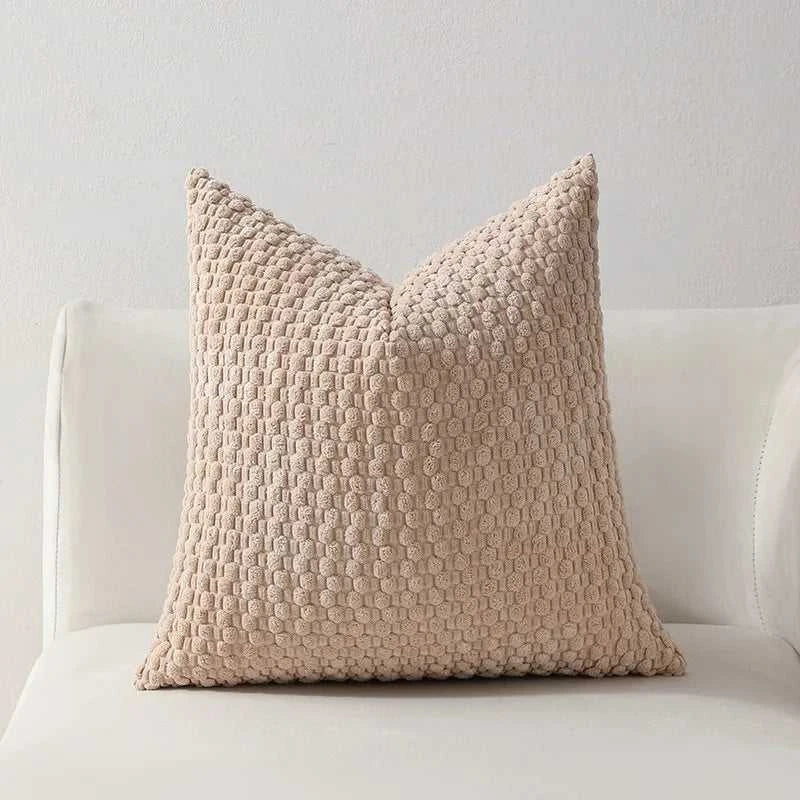 Mixi Fluffy Corduroy 3D Bubble Pillow Cover - Plush Solid Cushion 14:200006152#dark green;5:202624808#30x50cm Cushion Covers