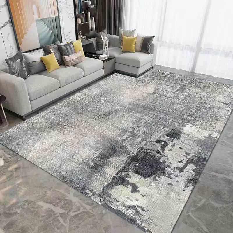 Mocco area rug in a Nordic minimalist interior