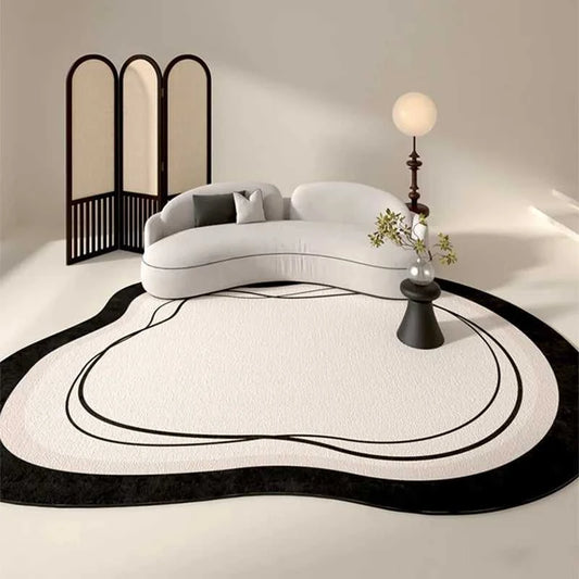 Mono Irregular Pattern Luxury Carpet - Living Room Rug 14:29#SXB-008;5:202720808#80X120CM (2.6X3.9FT Carpets