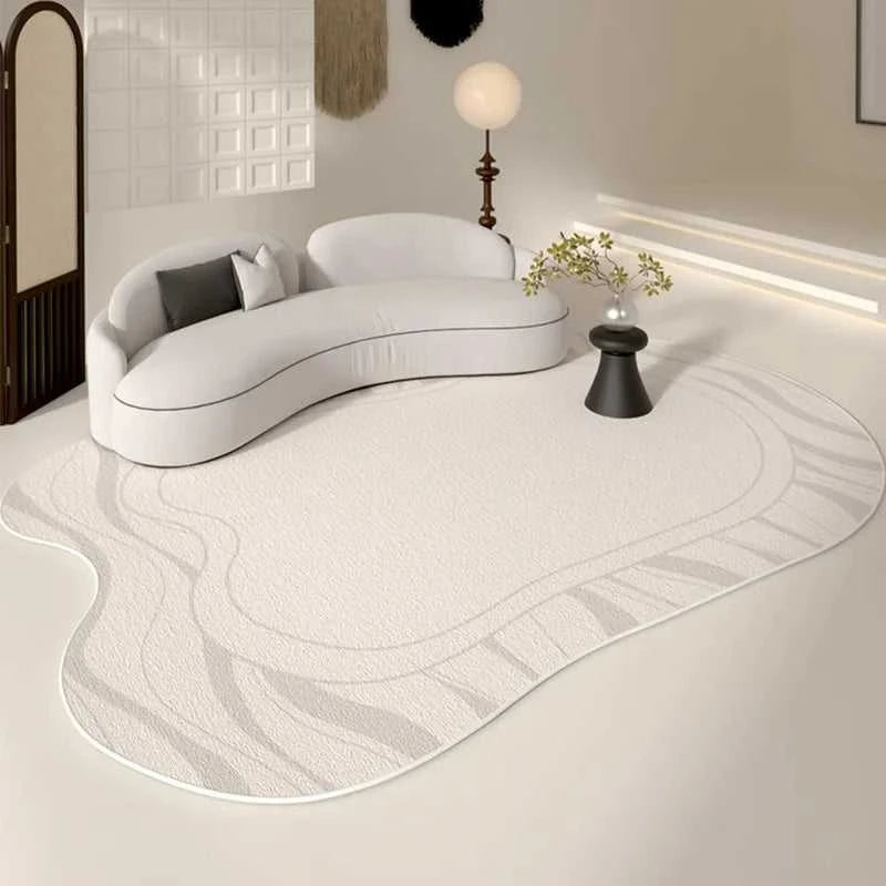 Mono Irregular Pattern Luxury Carpet - Living Room Rug 14:29#SXB-008;5:202720808#80X120CM (2.6X3.9FT Carpets