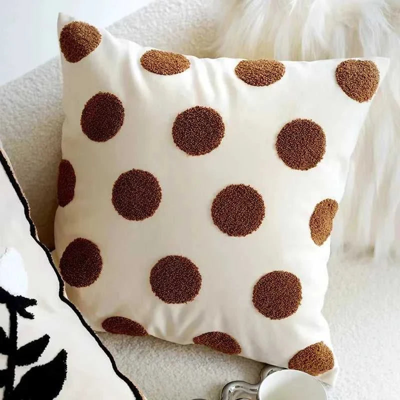 Mysa Nordic Vintage Throw Pillow Cover - Light Luxury Cushion 14:193#Color 1;5:202198822#45X45CM Without Core Cushion Covers