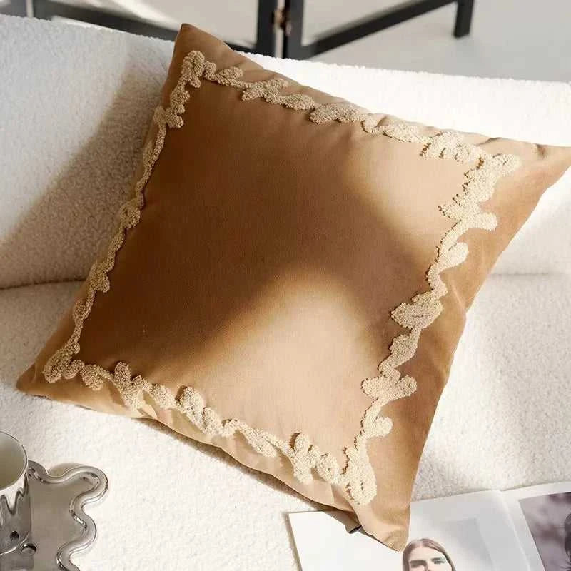 Mysa Nordic Vintage Throw Pillow Cover - Light Luxury Cushion 14:193#Color 1;5:202198822#45X45CM Without Core Cushion Covers