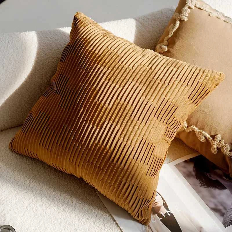 Mysa Nordic Vintage Throw Pillow Cover - Light Luxury Cushion 14:193#Color 1;5:202198822#45X45CM Without Core Cushion Covers
