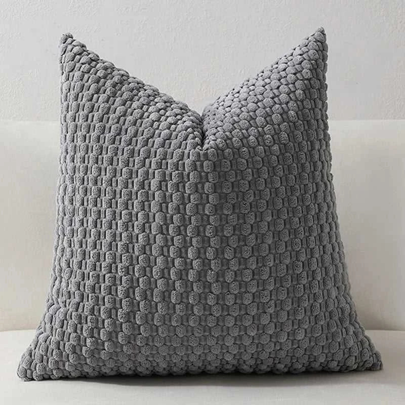 Vellu Corduroy Striped Throw Pillow Covers - Soft Cushion Cases for Sofa & Bed 14:365458#dark blue;5:201298988#1pc 30X50cm Cushion Covers