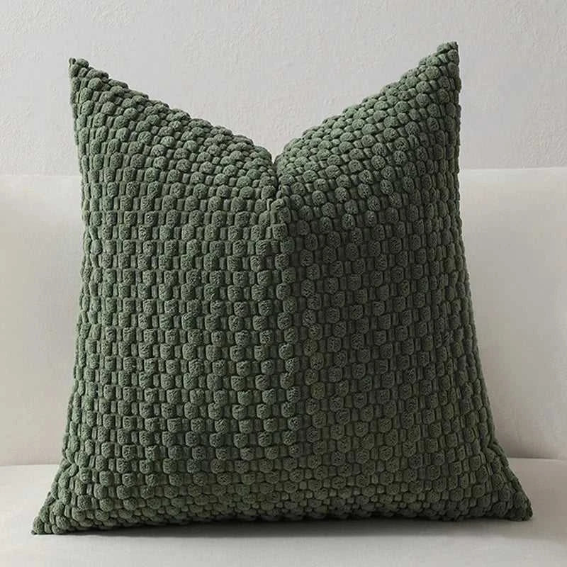 Vellu Corduroy Striped Throw Pillow Covers - Soft Cushion Cases for Sofa & Bed 14:365458#dark blue;5:201298988#1pc 30X50cm Cushion Covers